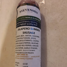 Load image into Gallery viewer, Jalapeno Summer Sausages
