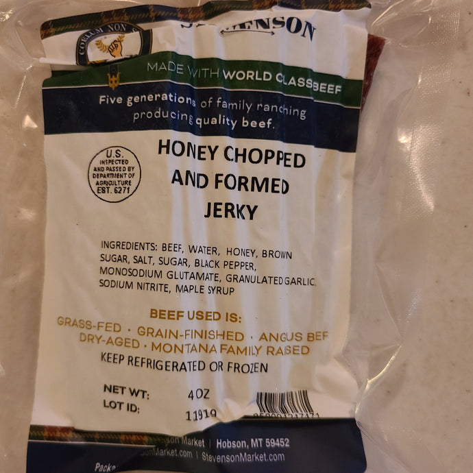 Jerky Honey Chopped & Formed